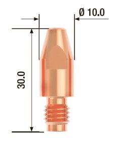 FUBAG Контактный наконечник M8х30 мм ECU D=1.4 мм (10 шт.) в Южно-Сахалинске фото