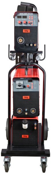 Сварочный полуавтомат INMIG 500T DW SYN + Подающий механизм DRIVE INMIG DW SYN + Шланг-пакет 5 м + Горелка FB 500 3 м + Блок жидкостного охлаждения + Тележка в Южно-Сахалинске фото