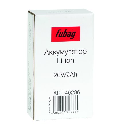 Аккумуляторная батарея FLI5S1P1202 Li-ion к бензиновым газонокосилкам FUBAG с электростартером и минирайдеру (20V/2Ah) в Южно-Сахалинске фото