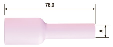 FUBAG Сопло керамическое для газовой линзы №5L ф8 FB TIG 17-18-26 (2 шт.) в Южно-Сахалинске фото