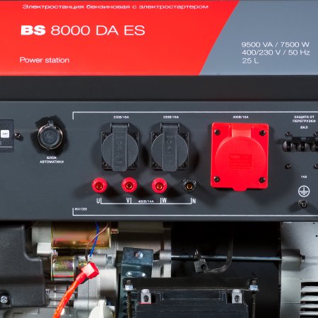 Бензиновый генератор FUBAG BS 8000 DA ES (трехфазный) с электростартером и коннектором автоматики в Южно-Сахалинске фото