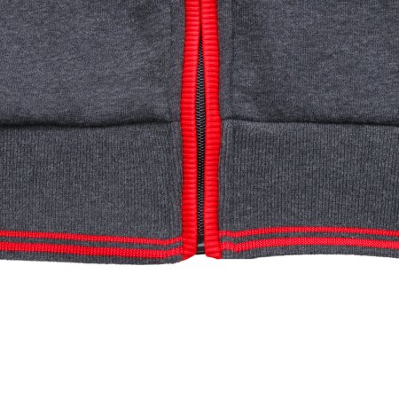Серо-красная толстовка Fubag с капюшоном  размер XL в Южно-Сахалинске фото