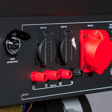 Бензиновый генератор FUBAG BS 8000 DA ES (трехфазный) с электростартером и коннектором автоматики в Южно-Сахалинске фото