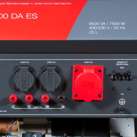 Бензиновый генератор FUBAG BS 8000 DA ES (трехфазный) с электростартером и коннектором автоматики в Южно-Сахалинске фото