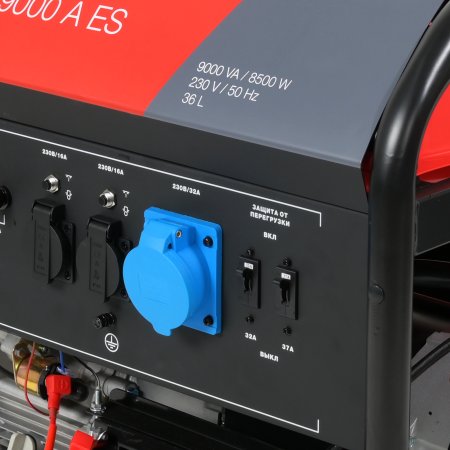 Бензиновый генератор FUBAG BS 9000 A ES с электростартером и коннектором автоматики в Южно-Сахалинске фото